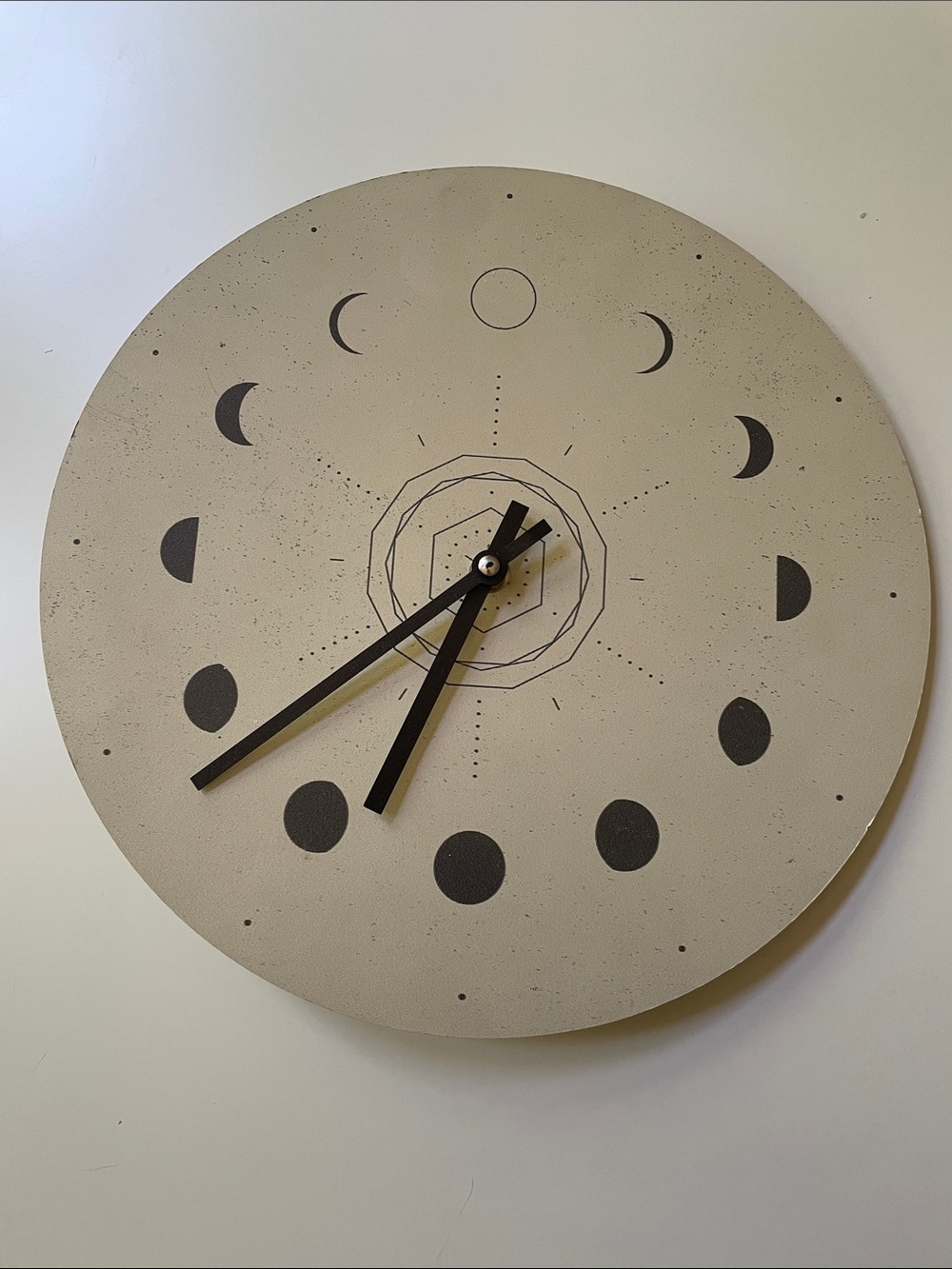 Celestial Moon Phase Wall Clock